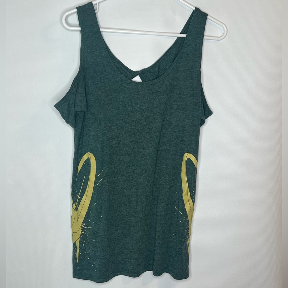 Stylish Green Sleeveless Top